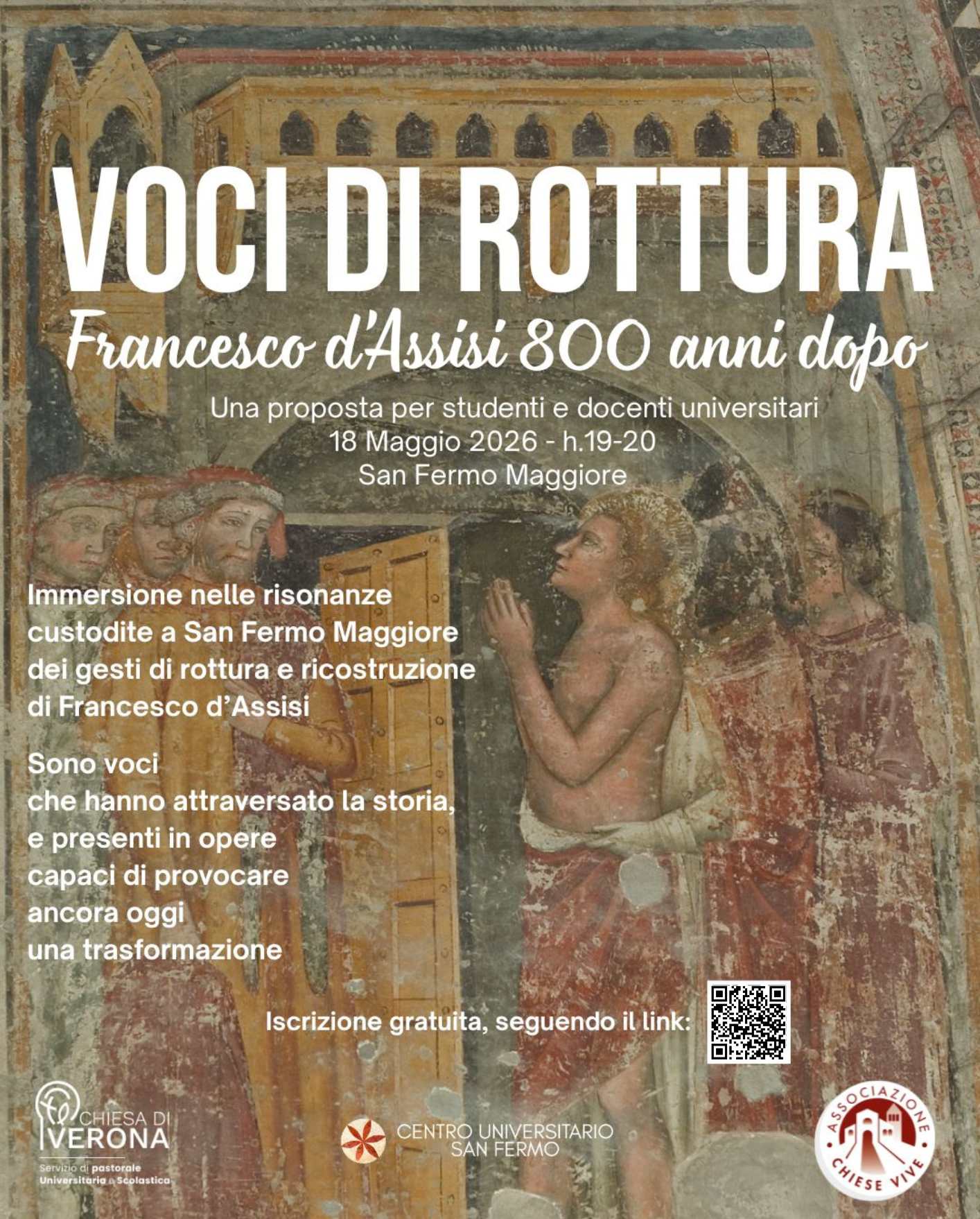 VOCI DI ROTTURA. Francesco d'Assisi 800 anni dopo (Per Universitari) - Chiese Vive - Chiese Verona