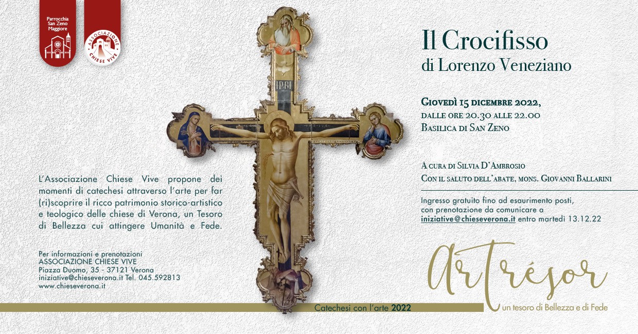 Catechesi con l'arte sul Crocifisso di Lorenzo Veneziano - Chiese Vive - Chiese Verona